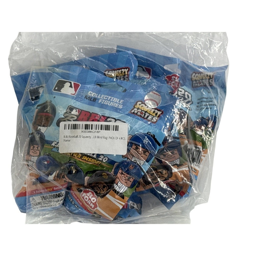 RBI Baseball Figures One Size Blue MLB Blind Bag Squeezy